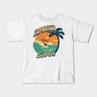 Jamaica Sunrise Kids T-Shirt